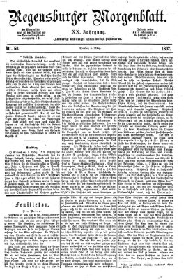 Regensburger Morgenblatt Dienstag 5. März 1867