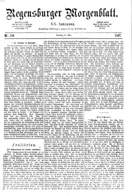Regensburger Morgenblatt Samstag 25. Mai 1867