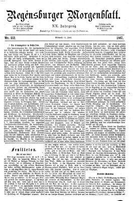 Regensburger Morgenblatt Mittwoch 12. Juni 1867