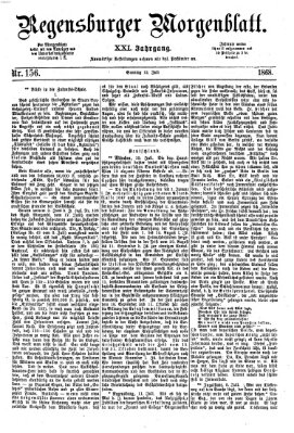 Regensburger Morgenblatt Sonntag 12. Juli 1868