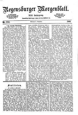 Regensburger Morgenblatt Mittwoch 11. November 1868