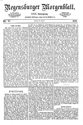 Regensburger Morgenblatt Freitag 15. Januar 1869