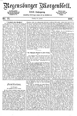 Regensburger Morgenblatt Dienstag 19. Januar 1869