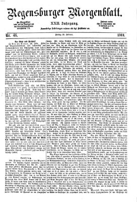 Regensburger Morgenblatt Freitag 26. Februar 1869