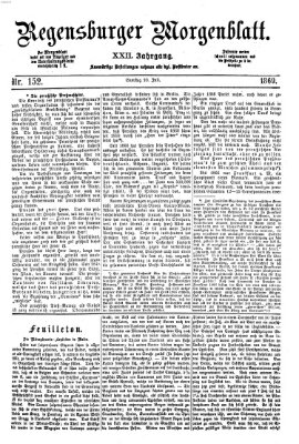 Regensburger Morgenblatt Samstag 10. Juli 1869