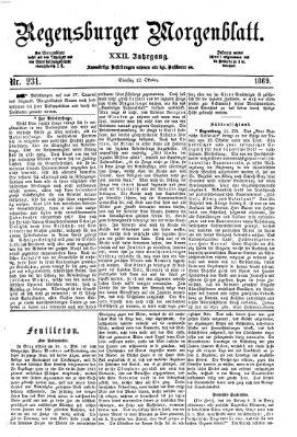 Regensburger Morgenblatt Dienstag 12. Oktober 1869