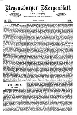 Regensburger Morgenblatt Dienstag 7. Dezember 1869