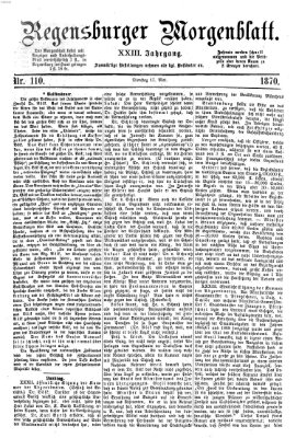 Regensburger Morgenblatt Dienstag 17. Mai 1870