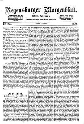 Regensburger Morgenblatt Mittwoch 7. Dezember 1870