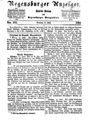 Regensburger Anzeiger Sonntag 12. Juni 1864