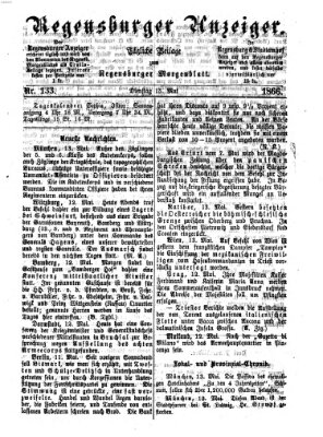Regensburger Anzeiger Dienstag 15. Mai 1866