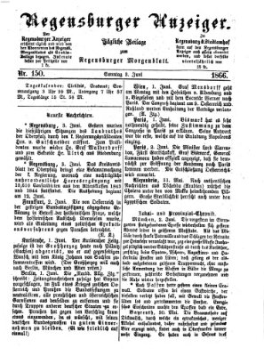 Regensburger Anzeiger Sonntag 3. Juni 1866
