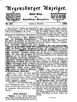 Regensburger Anzeiger Dienstag 8. November 1870