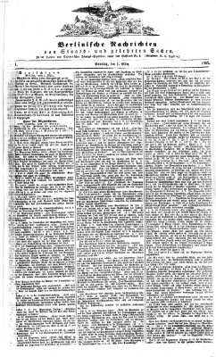 Berlinische Nachrichten von Staats- und gelehrten Sachen Sonntag 1. März 1857