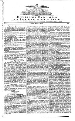 Berlinische Nachrichten von Staats- und gelehrten Sachen Freitag 17. Januar 1868