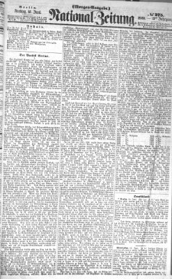 Nationalzeitung Freitag 15. Juni 1860