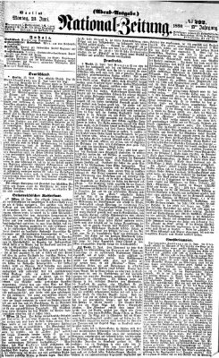 Nationalzeitung Montag 25. Juni 1860