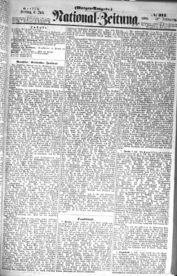 Nationalzeitung Freitag 6. Juli 1860