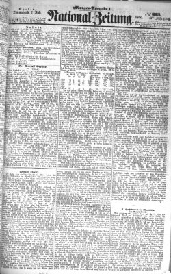 Nationalzeitung Samstag 7. Juli 1860
