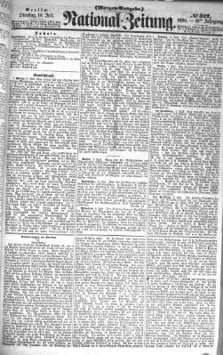 Nationalzeitung Dienstag 10. Juli 1860