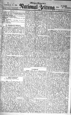 Nationalzeitung Samstag 28. Juli 1860