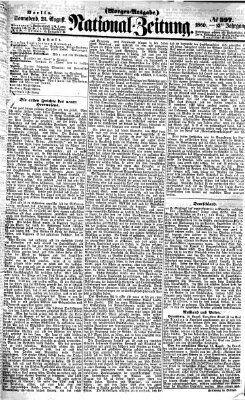Nationalzeitung Samstag 25. August 1860