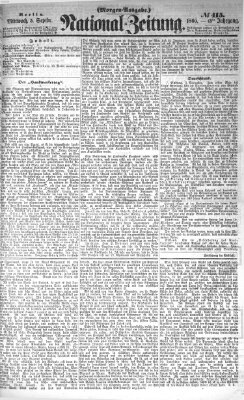 Nationalzeitung Mittwoch 5. September 1860