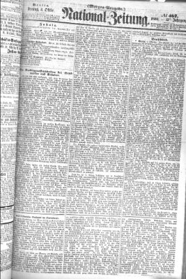 Nationalzeitung Freitag 5. Oktober 1860