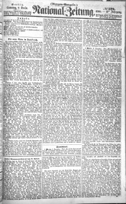 Nationalzeitung Sonntag 9. Dezember 1860