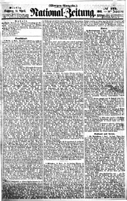 Nationalzeitung Sonntag 14. April 1861