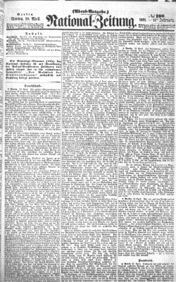 Nationalzeitung Montag 29. April 1861