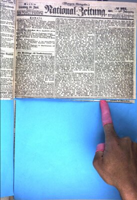 Nationalzeitung Sonntag 16. Juni 1861