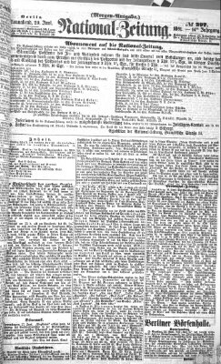 Nationalzeitung Samstag 29. Juni 1861