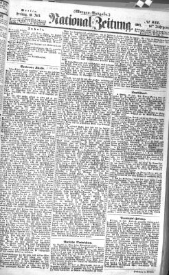 Nationalzeitung Freitag 19. Juli 1861