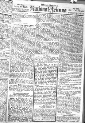 Nationalzeitung Freitag 23. August 1861