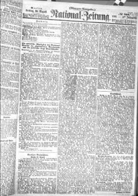 Nationalzeitung Freitag 30. August 1861