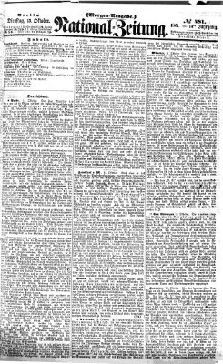 Nationalzeitung Dienstag 15. Oktober 1861