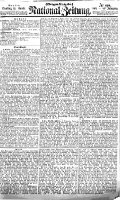 Nationalzeitung Dienstag 12. November 1861