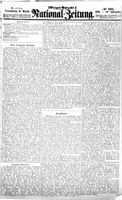 Nationalzeitung Samstag 16. November 1861