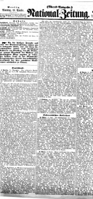 Nationalzeitung Montag 18. November 1861