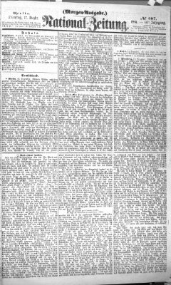 Nationalzeitung Dienstag 17. Dezember 1861