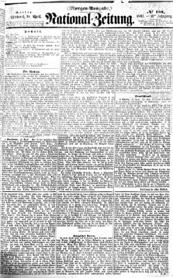 Nationalzeitung Mittwoch 30. April 1862