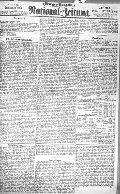 Nationalzeitung Freitag 9. Mai 1862