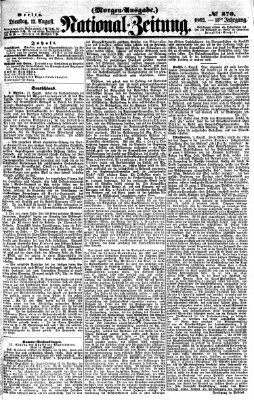 Nationalzeitung Dienstag 12. August 1862