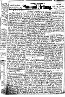Nationalzeitung Freitag 24. Oktober 1862