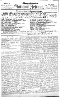 Nationalzeitung Dienstag 29. September 1863