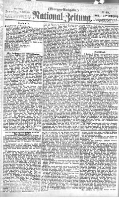 Nationalzeitung Donnerstag 18. Februar 1864
