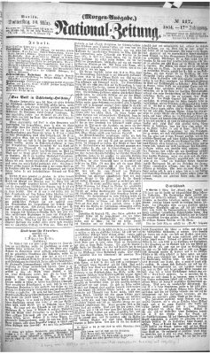 Nationalzeitung Donnerstag 10. März 1864