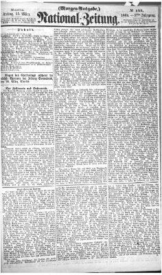 Nationalzeitung Freitag 25. März 1864
