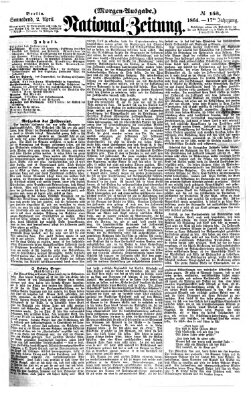Nationalzeitung Samstag 2. April 1864